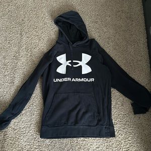 Black Under Armor Hoodie Medium